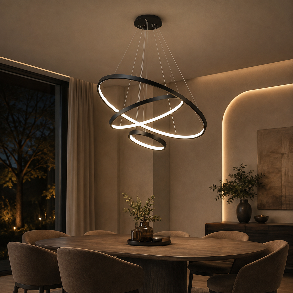 Orbite — Lustre LED design suspendu