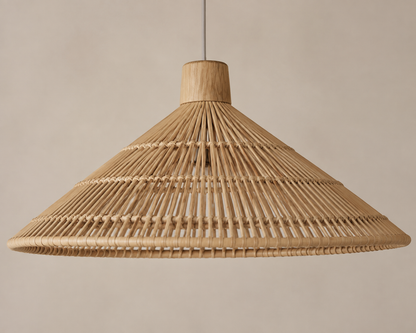 Sora — Suspension rotin éventail