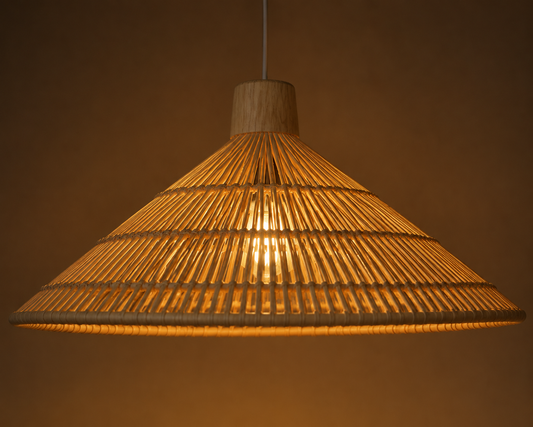 Sora — Suspension rotin éventail