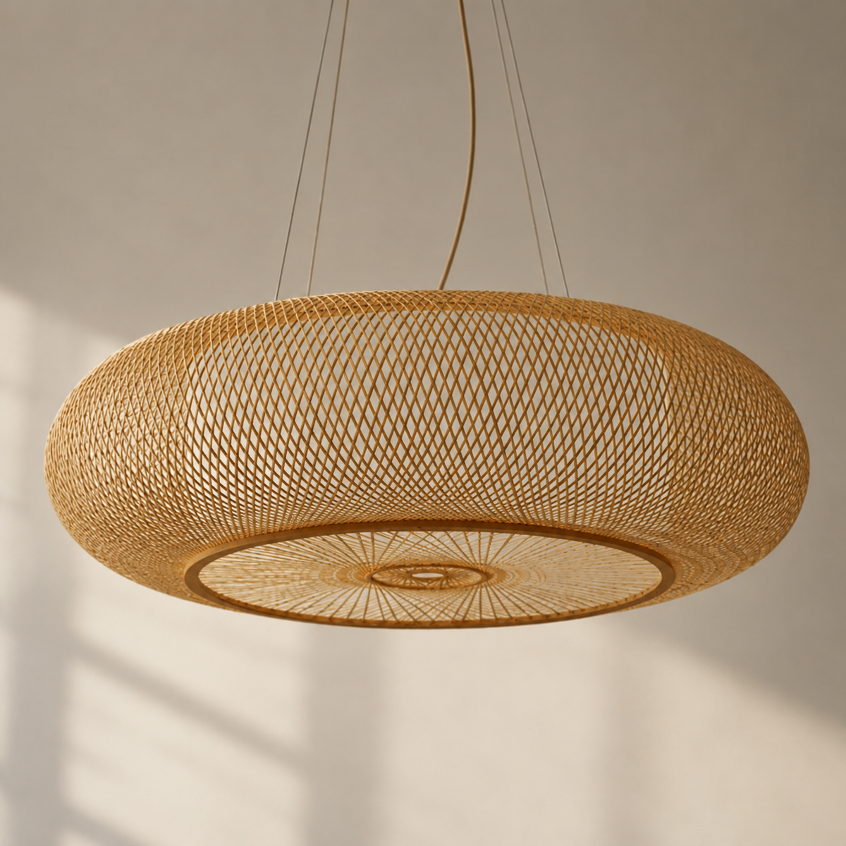 Kumo — Suspension rotin naturelle