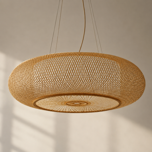 Kumo — Suspension rotin naturelle
