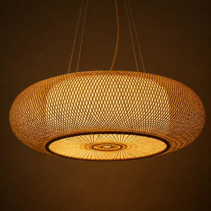 Kumo — Suspension rotin naturelle