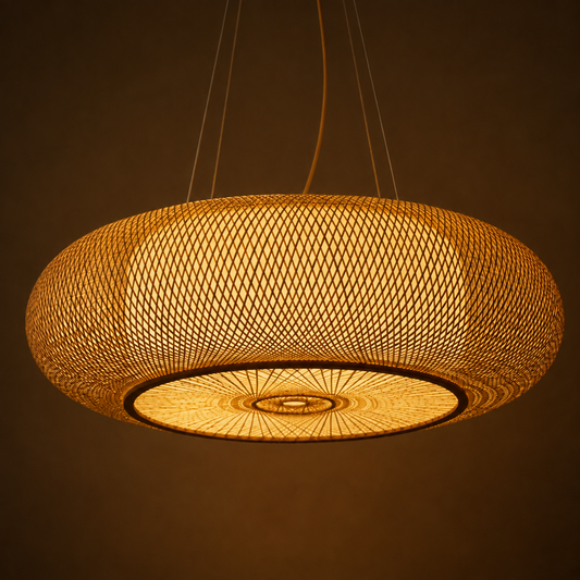 Kumo — Suspension rotin naturelle