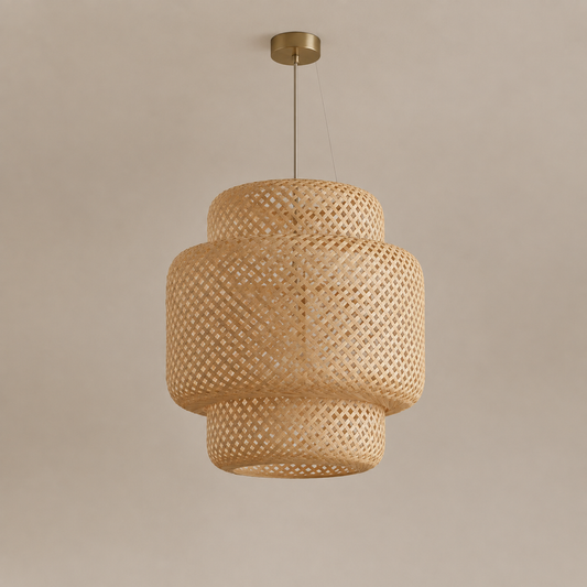 Aki — Suspension rotin minimaliste