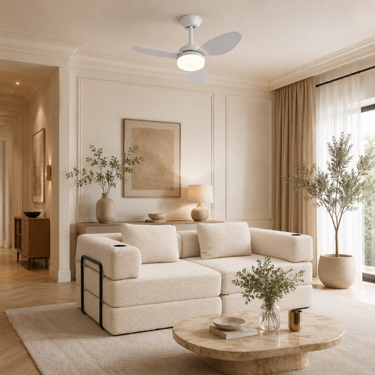 Aria - Ventilateur de plafond 25 pouces LED avec télécommande