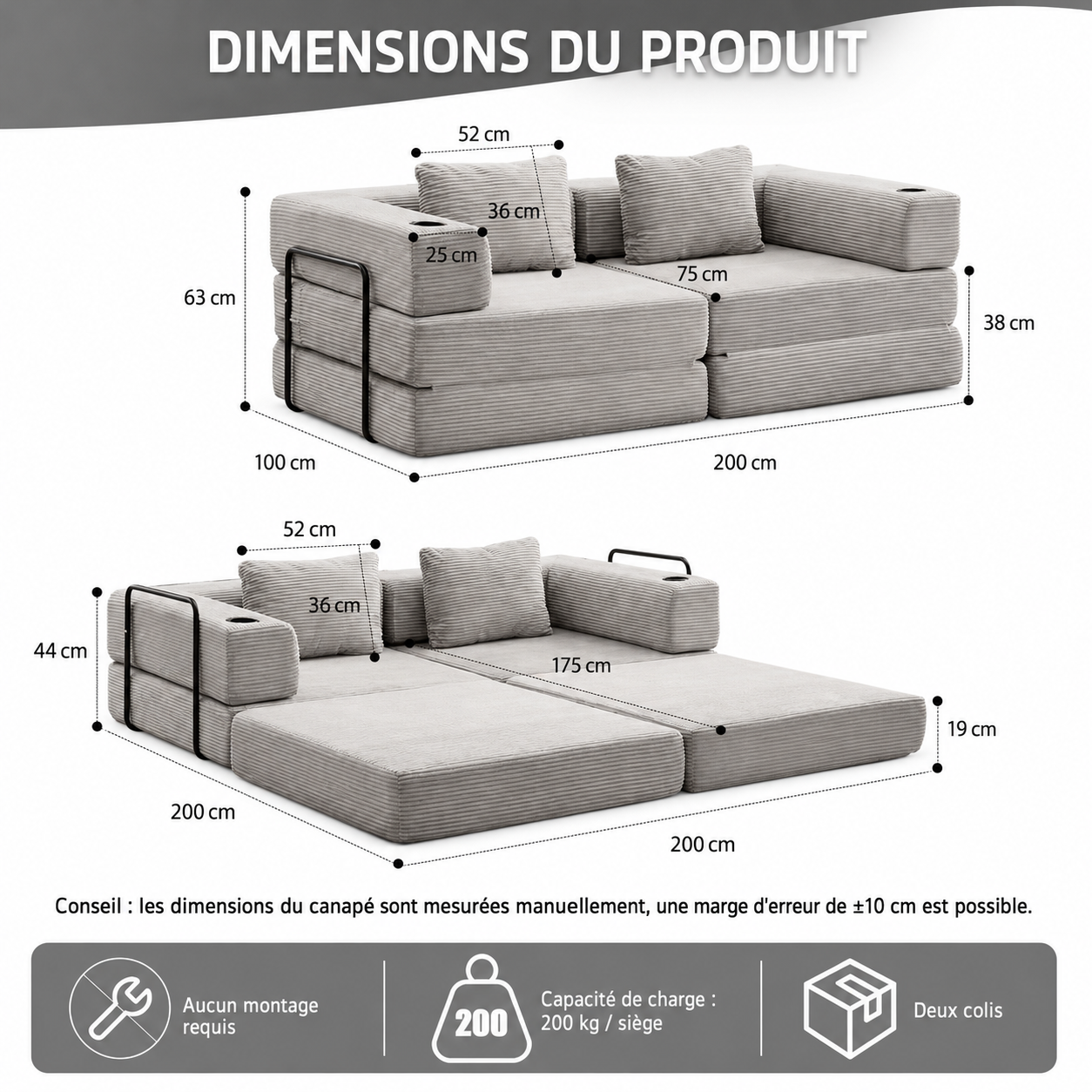 Canapé Modulable | Nova édition Silex