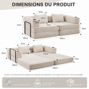 Canapé Modulable | Nova édition Sable