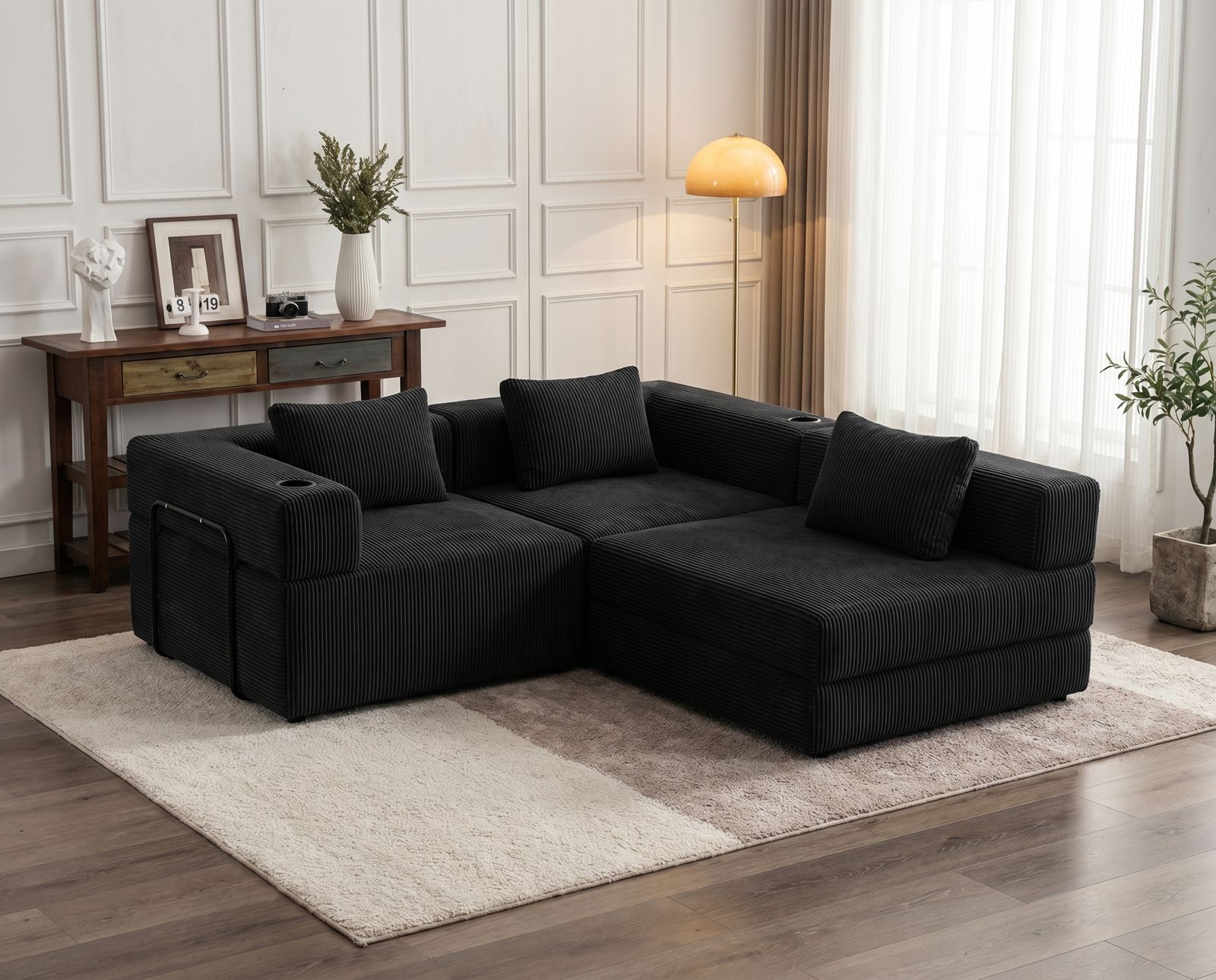 Canapé Modulable | Bella  édition Obsidienne