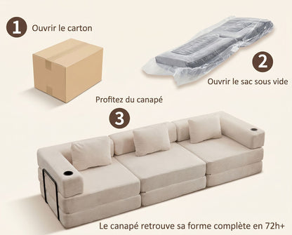 Canapé Modulable | Bella édition Sable